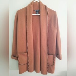 Camel Cardigan Sweater Jacket size S